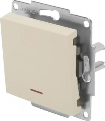 Выключатель Vesna с подсветкой цвет кремовый – фото 5