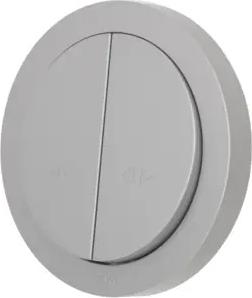 Выключатель встраиваемый Osen 2 клавиши цвет серый матовый – фото 5