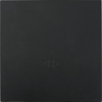 Выключатель встраиваемый Zima 1 клавиша цвет черный бархат – фото 2