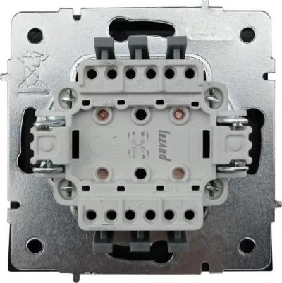 Выключатель встраиваемый Zima 1 клавиша цвет черный бархат – фото 6