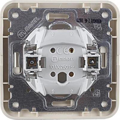 Выключатель 1-кл. СП Mimoza 10А IP20 крем./крем. 25001 – фото 4