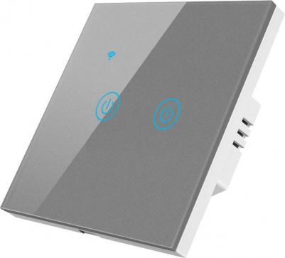 Сенсорный двухкнопочный умный выключатель SWSEN01-2S – фото 1