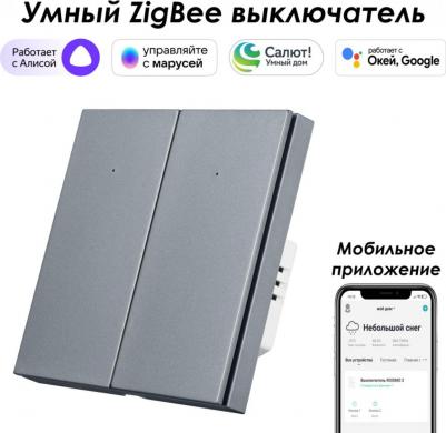 Выключатель Zigbee SZBTN01-2S – фото 1