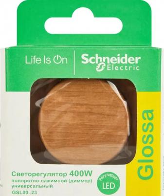 Диммер встраиваемый Glossa 400 Вт цвет дуб – фото 6