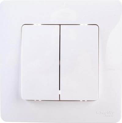 Двухклавишный выключатель BLANCA 3606481194367 – фото 1