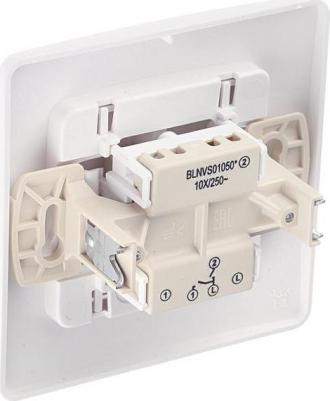 Двухклавишный выключатель BLANCA 3606481194367 – фото 2