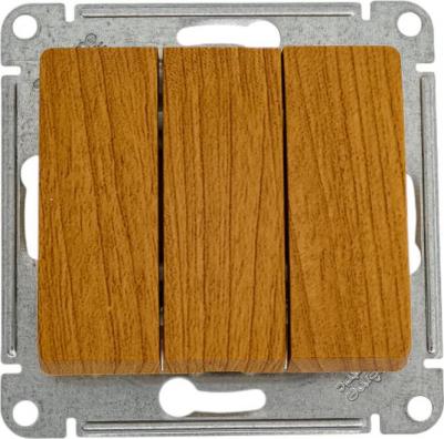 GLOSSA мех. выкл. СУ 3 кл. темный дуб GSL000531 (2!) – фото 1