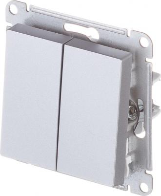 Механизм переключателя 2-кл. СП AtlasDesign 10А IP20 10AX алюм. SchE ATN000365 – фото 4