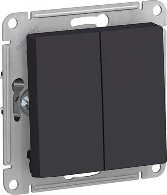 Механизм переключателя 2-кл. СП AtlasDesign 10А IP20 10AX карбон SchE ATN001065 – фото 4