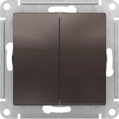 Механизм переключателя 2-кл. СП AtlasDesign 10А IP20 10AX мокко SchE ATN000665 – фото 3