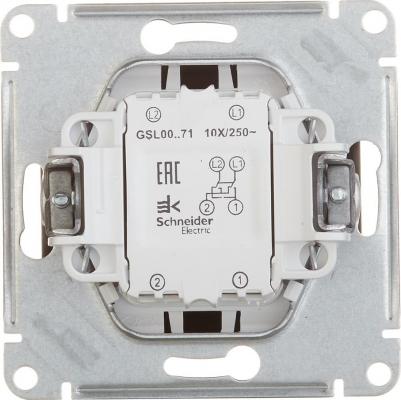 Механизм переключателя перекрестного 1-кл. СП Glossa 10А IP20 10AX антрацит SchE GSL000771 – фото 12