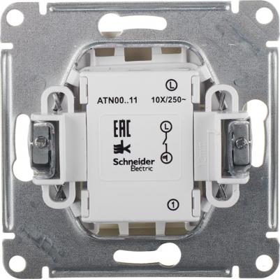 Механизм выключателя 1-кл. СП AtlasDesign 10А IP20 10AX алюм. SchE ATN000311 – фото 4