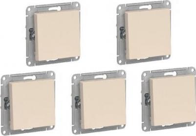 Механизм выключателя 1-кл. СП AtlasDesign 10А IP20 10AX беж. SchE ATN000211 – фото 8