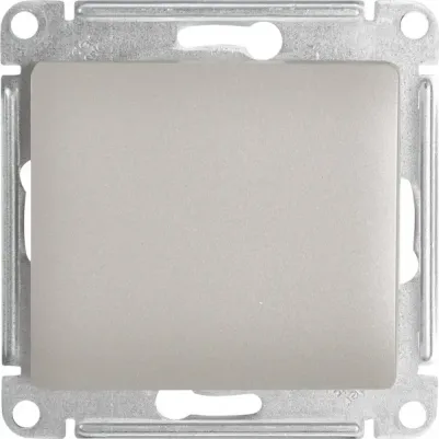 Механизм выключателя 1-кл. СП Glossa 10А IP20 10AX платина SchE GSL001211 – фото 2