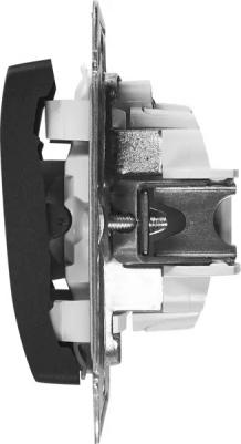 Механизм выключателя 1-кл. СП Glossa 10А IP20 10AX с подсветкой антрацит SchE GSL000713 – фото 6