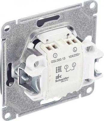 Механизм выключателя 1-кл. СП Glossa 10А IP20 10AX с подсветкой антрацит SchE GSL000713 – фото 13