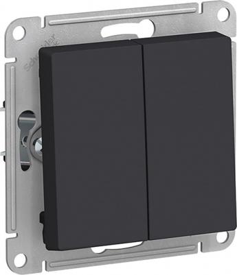 Механизм выключателя 2-кл. СП AtlasDesign 10А IP20 10AX карбон SchE ATN001051 – фото 9