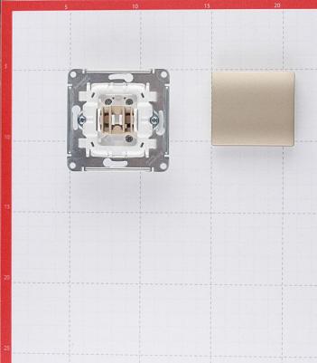 Одноклавишный механизм переключателя GLOSSA 3606480658853 – фото 4