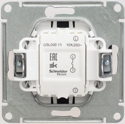 Одноклавишный механизм выключателя Glossa 3606485436883 – фото 1