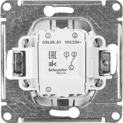 Одноклавишный переключатель GLOSSA – фото 2