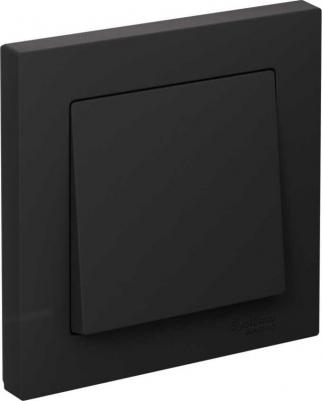 Выключатель 1-кл. СП AtlasDesign 10А IP20 10AX в сборе карбон SchE ATN001012 – фото 1