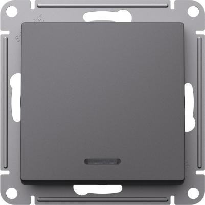 Выключатель Atlas Design 1-клавишный с подсветкой 10АХ,ATN001413