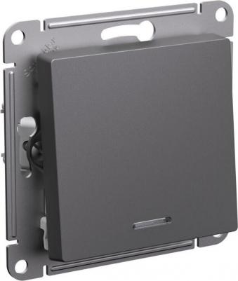 Выключатель Atlas Design 1-клавишный с подсветкой 10АХ,ATN001413 – фото 4