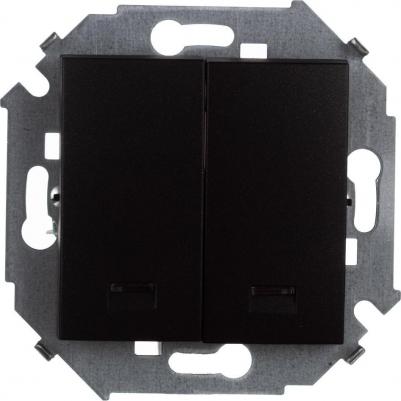 Двухклавишный выключатель 1591392-038