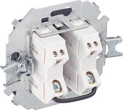 Двухклавишный выключатель 1591398-038 – фото 5