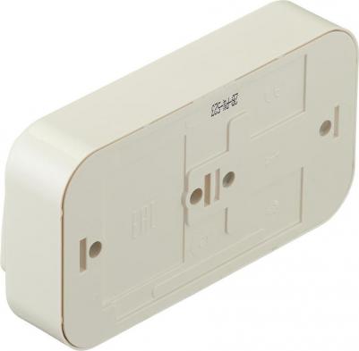 Блок выключателя с розеткой EV0362-5242 двухклавишный бежевый без заземления – фото 3