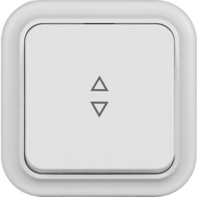 Выключатель EV0361-7310 одноклавишный открытая установка белый