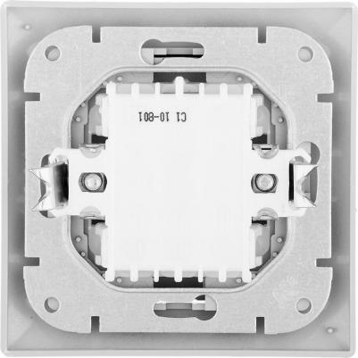 Выключатель Стиль одноклавишный встраиваемый серебро (EV 0365-5118) – фото 1