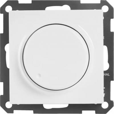 Диммер встраиваемый поворотный W59 400 Вт цвет белый