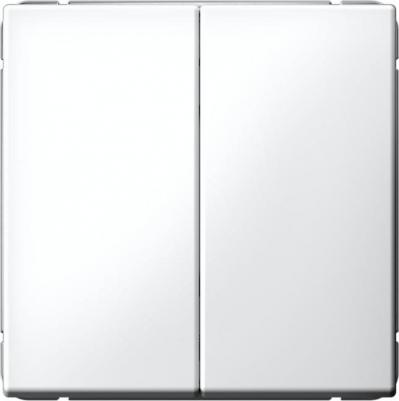 Механизм с быстрозажимными клеммами серии ArtGallery в цвете белый переключателя 2-клавишного.подходит для сетей 250 В, на ток 10 Ас помощью новых