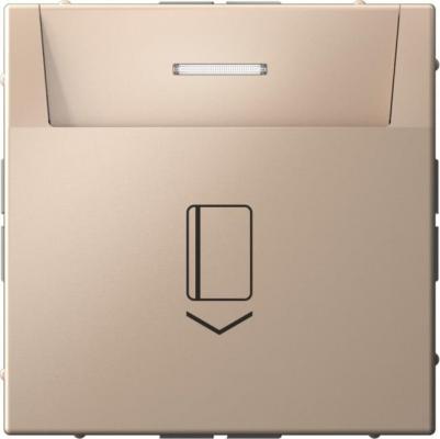 Механизм с быстрозажимными клеммами серии ArtGallery в цвете песочный выключателя карточногоподходит для сетей 250 В, на ток 10 Аидеально подходит