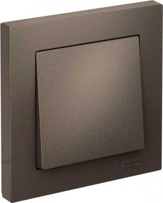 Механизм с быстрозажимными клеммами серии AtlasDesign в цвете мокко 1-клавишного выключателя в сборе.подходит для сетей 250 В, на ток 10 Ас помощью