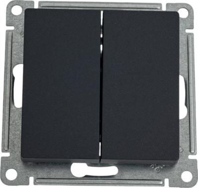 Переключатель 2-кл. AtlasDesign 10AX механизм базальт SE ATN001465 – фото 2