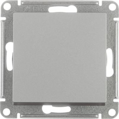 Переключатель AtlasDesign AQUA 1-клавишный IP44, сх.6, 10АХ, механизм, Алюминий, ATN440361