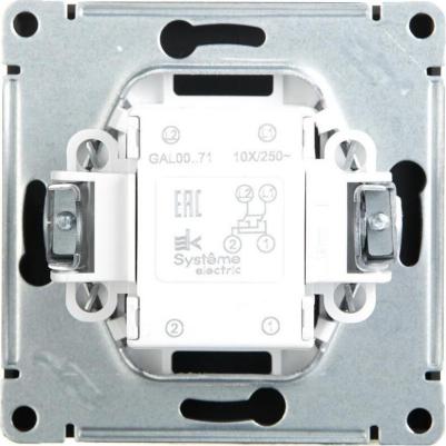 Переключатель перекрестный ArtGallery (сх. 7) 10AX карбон SE GAL001071 – фото 4