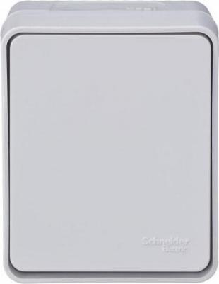 Переключатель проходной 1-кл. ОП AtlasDesign Profi54 IP54 10AX бел. SchE ATN540161 – фото 1