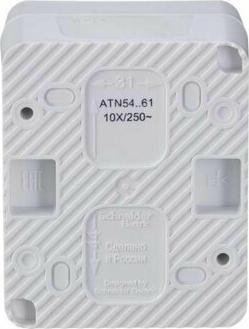 Переключатель проходной 1-кл. ОП AtlasDesign Profi54 IP54 10AX бел. SchE ATN540161 – фото 2