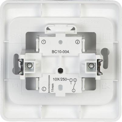 Переключатель проходной Schneider Electric Этюд BC10-004B 1-клавиша, СП, 10А, IP20, белый – фото 11