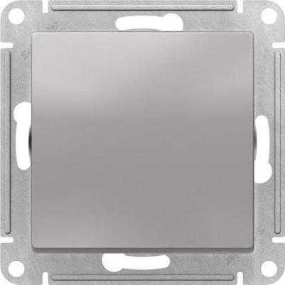 SE AtlasDesign Алюминий Кнопка нажимная сх.1, 10АХ, механизм – фото 3