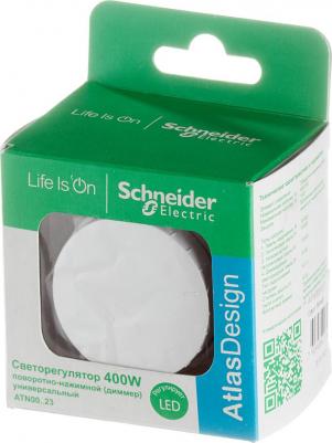 Светорегулятор (диммер) Schneider Electric 400Вт, Белый ATN000123 – фото 4