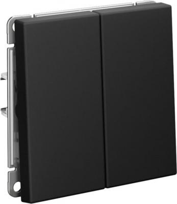 Выключатель 2-кл. ArtGallery (сх. 5) 10AX механизм карбон SE GAL001051 – фото 1