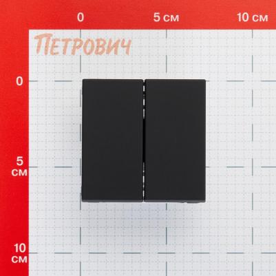 Выключатель 2-кл. ArtGallery (сх. 5) 10AX механизм карбон SE GAL001051 – фото 5