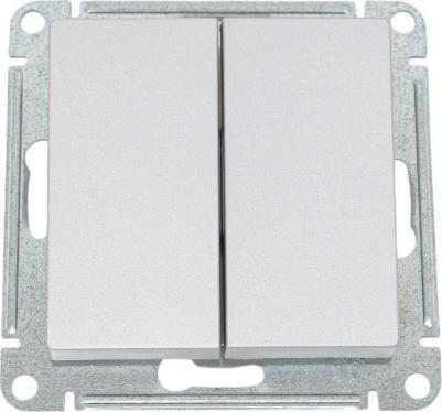 Выключатель 2-кл. AtlasDesign Aqua IP44 10AX механизм алюм. SE ATN440351 – фото 1