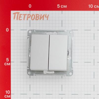 Выключатель 2-кл. AtlasDesign Aqua IP44 10AX механизм алюм. SE ATN440351 – фото 4