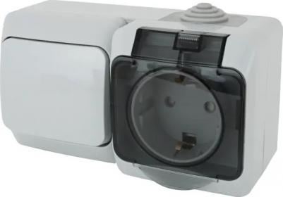 Выключатель с сетевой розеткой Schneider Electric Этюд Bpa16-241C – фото 4