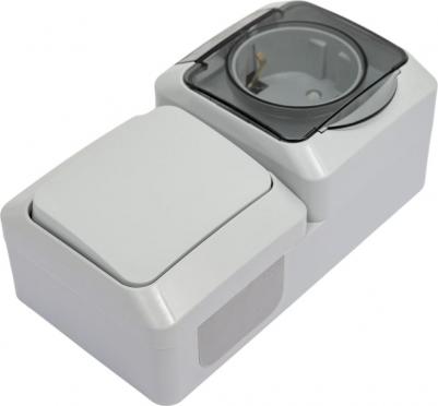 Выключатель с сетевой розеткой Schneider Electric Этюд Bpa16-241C – фото 6